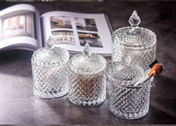Super Glass Gift Jar For Wedding / Clear Glass Candy Jar With Lids , Long Life